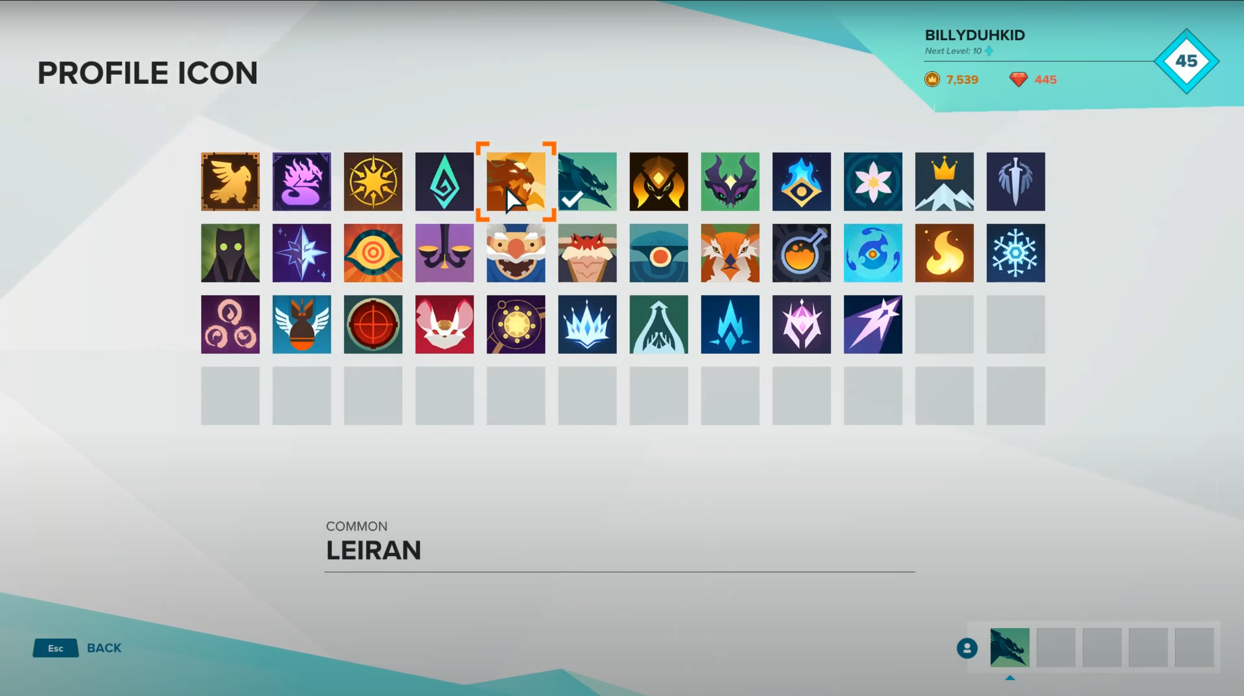 Old Menu